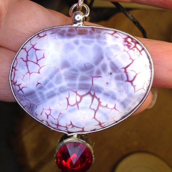 2/$25 Big Beautiful Stone Necklace - Picture 3 of 6